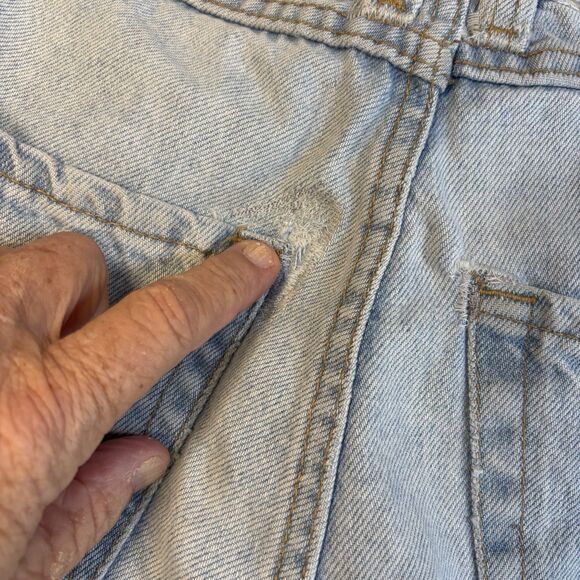 Empyre Relax Denim Jeans Light Wash Blue Size 28 Streetwear Men & Women Y2K 90s - Picture 10 of 16